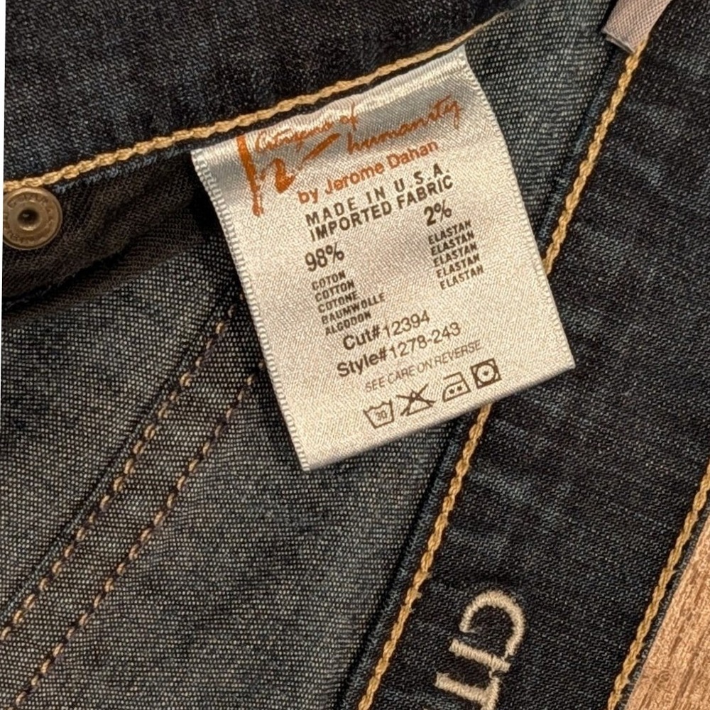 Citizens of Humanity "Ava" Straight Leg Premium Denim Jeans size 29 - Picture 10 of 16
